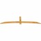 Ekena Millwork Bellingham Rough Sawn Timber Gable Bracket, Western Red Cedar, 96"W x 24"H x 2"D x 4"F, 6/12 Pitch GBW096X24X0204BEL00RWR - alternate 5